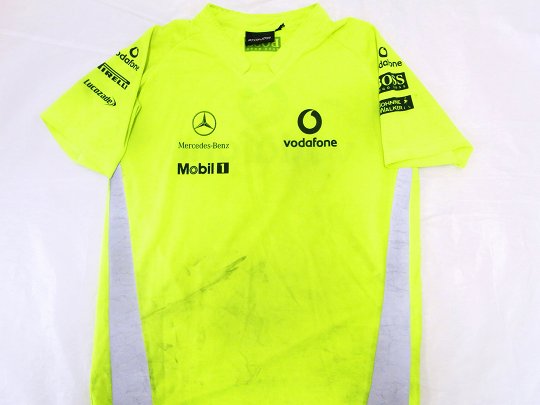 McLaren 2012年 チーム・セットアップ リフレクターTシャツ