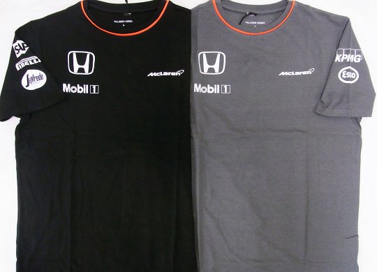 McLAREN-HONDA 2016年 セットアップ T-シャツ(市販タイプ)