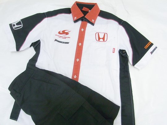 Super AGURI F1 2007年 チーム/ピットシャツ,メカニックパンツ
