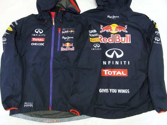 RedBull 2014年 チーム,L/Wゴアテックス・レインジャケット