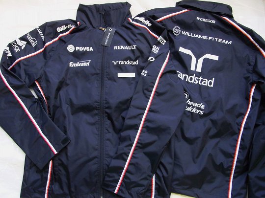 Williams 2012年 チーム L/W ジャケット