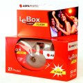 Le Box 【27枚撮】 感度400-27★フラッシュ付 <レンズ付フィルム> アグファ Le Box 【27枚撮】 感度400-27★フラッシュ付 <レンズ付フィルム> アグファ