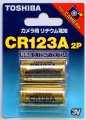 【2個入】CR123A ＜リチウム電池 3V＞ 東芝/TOSHIBA製 CR123A G 2P [同等品: EL123AP, DL123A]