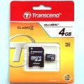 4GB ޥSDHC 㥹ɥץա ȥ󥻥/Transcend TS4GUSDHC4